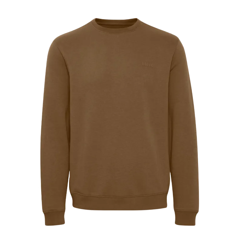 Blend Felpa girocollo da uomo Downton Crew sweatshirt 20712522 180930 caffè