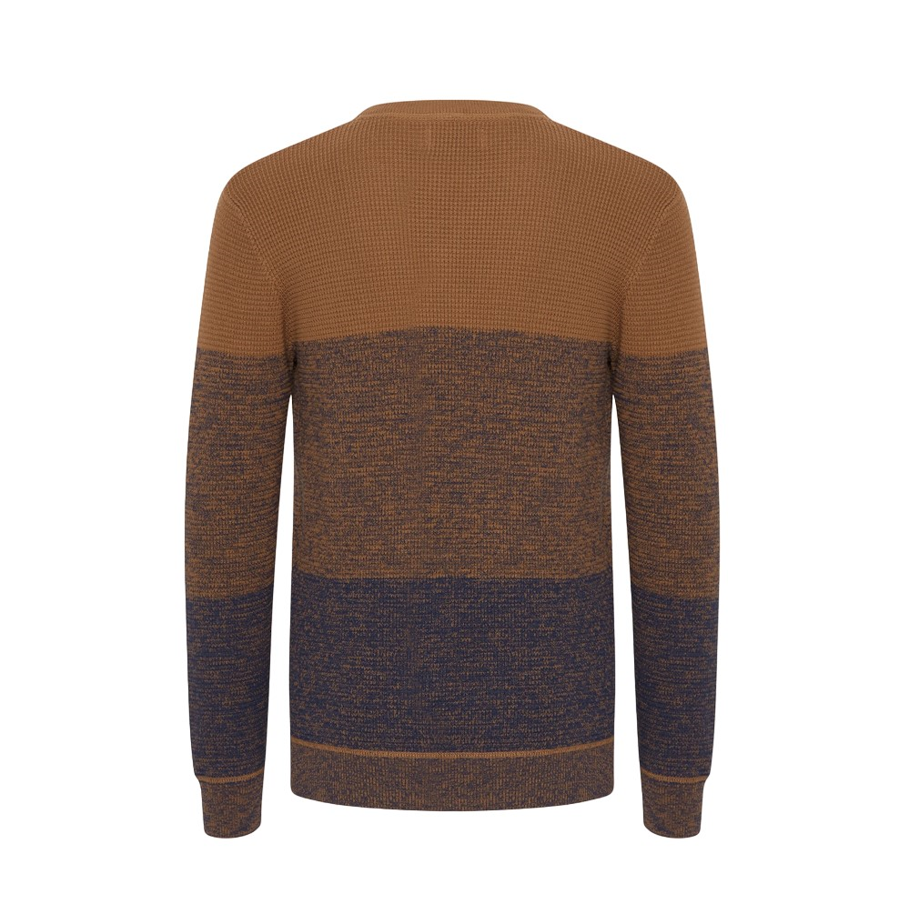 Blend crew neck men's sweater 20715860 194024 earth blue