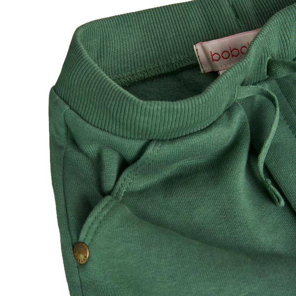 Boboli Completo di felpa e pantaloni in ciniglia per neonato bambino 339106 7359 grigio-verde