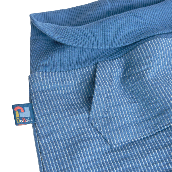 Boboli Completo di felpa e pantaloni in cotone per neonato con stampa animali 139182-9452 bianco-celeste
