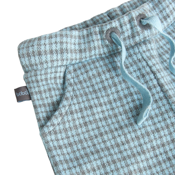 Boboli Completo di felpa e pantaloni in cotorne per neonato maschio 109156-2597 celeste