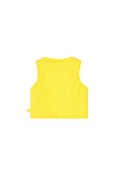 Boboli ribbed top for girls 498045 1199 yellow