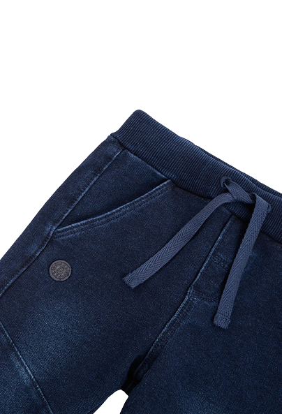 Boboli Denim sweatpants for boys 390013 blue