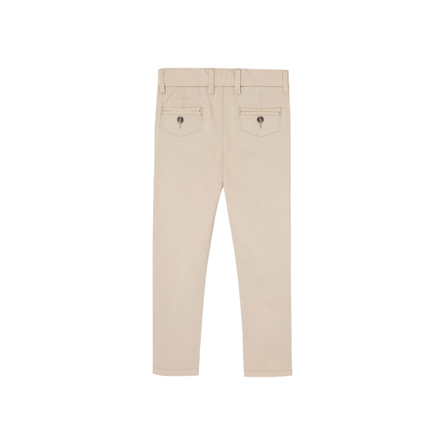 Boboli Children's stretch satin trousers 738367 7399 beige