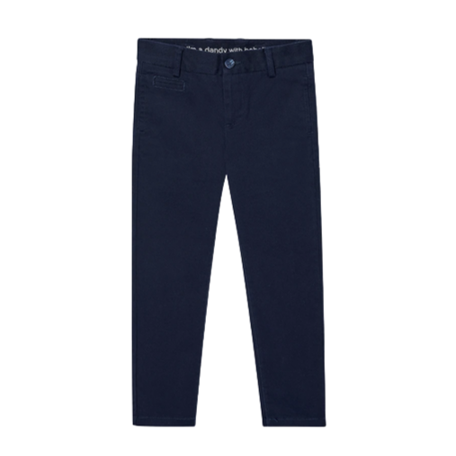 Boboli Pantaloni saten elasticizzato per ragazzo 737243 2440 blu scuro