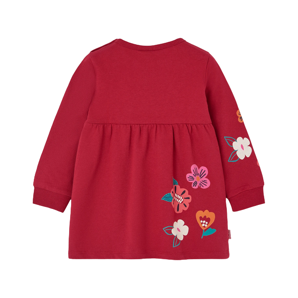 Boboli Vestito in felpa per neonato 209090-3761 rosso