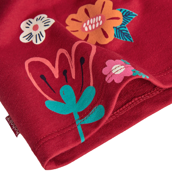 Boboli Vestito in felpa per neonato 209090-3761 rosso