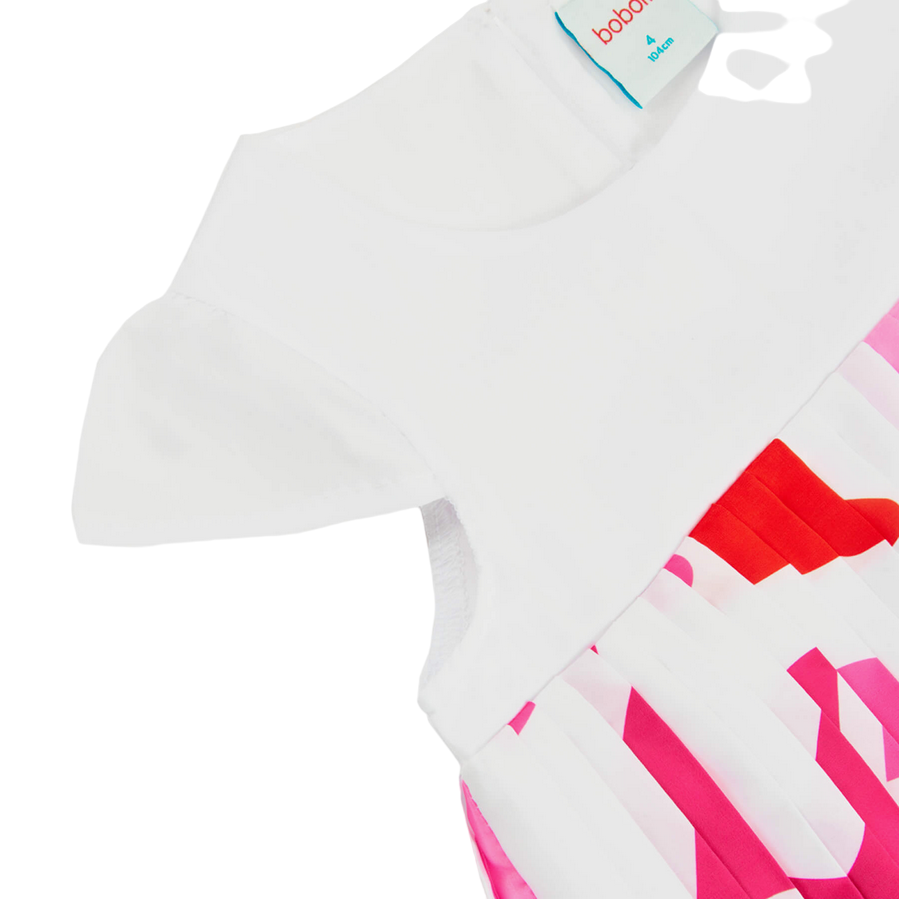 Boboli Satin dress for girls and boys 726375-9099 white
