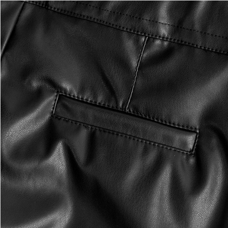 Boboli short ecopelle per ragazza 727512 890 nero