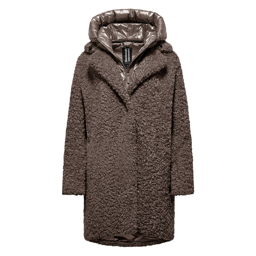 Bomboogie Odessa Overcoat CW6570TSFC5_148 Bronzo - Cappotto lungo donna elegante e funzionale