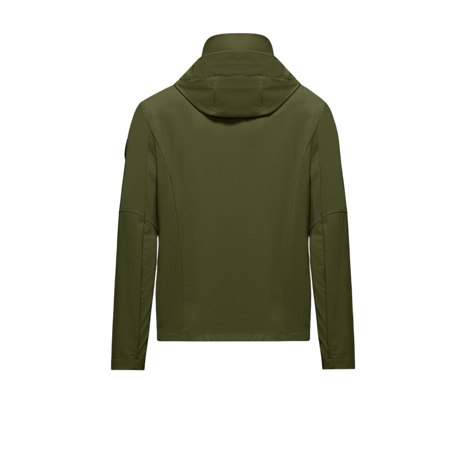 Bomboogie giubbino con cappuccio da uomo antipioggia e antivento sfoderata JM8400TNSD4 329 verde palude2