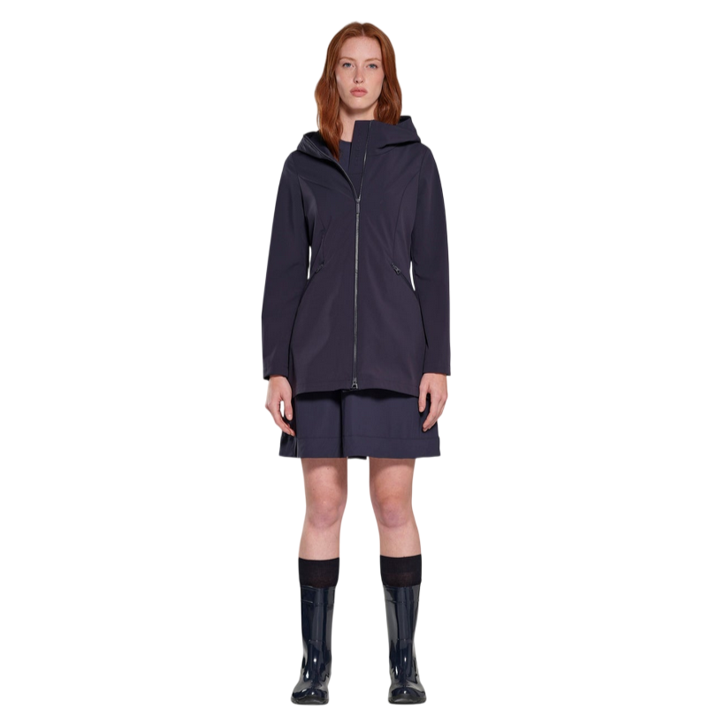 Bomboogie parka da donna antipioggia e antivento sfoderato CW8364TNSD5 297 blu scuro