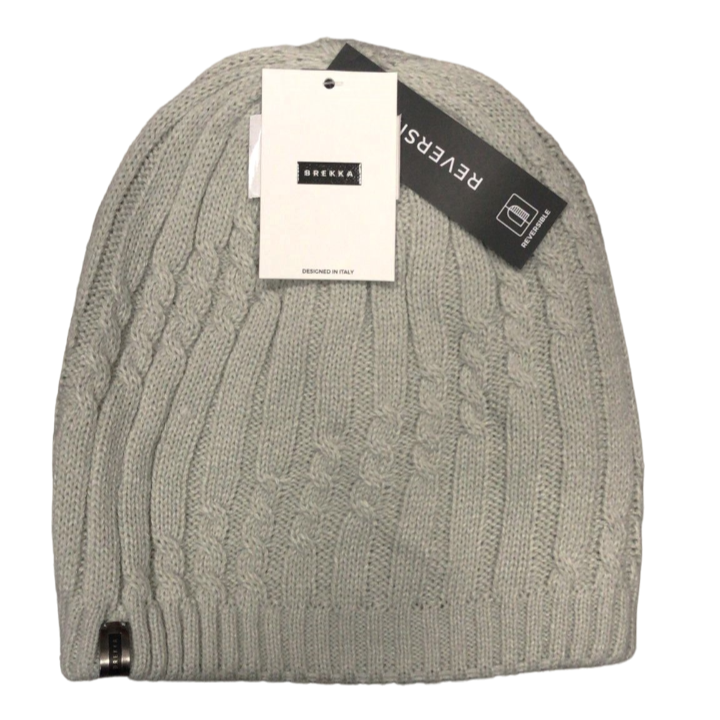 Brekka cappellino da donna a cuffia reversibile BRFK2279 grigio. Taglia Unica