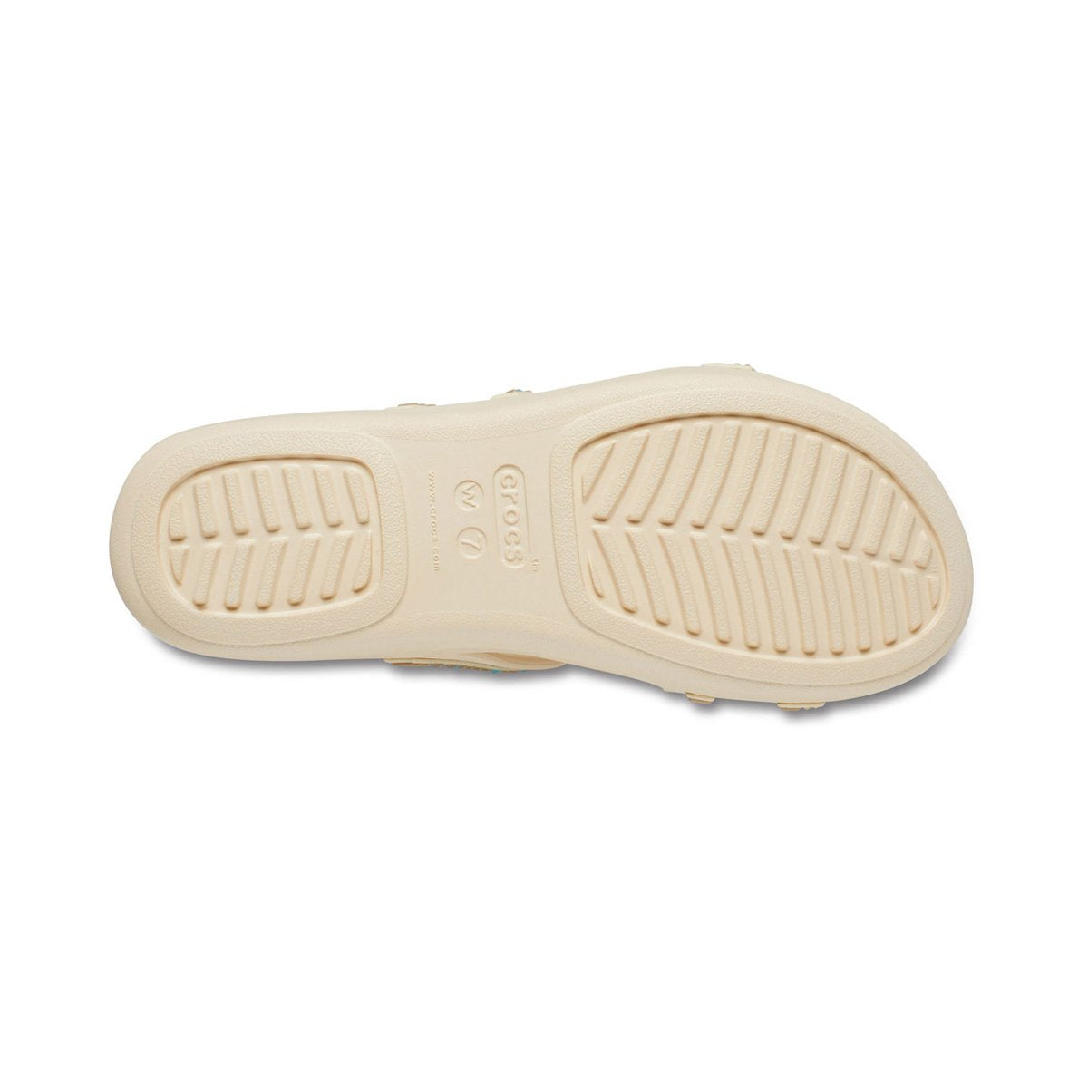 Crocs women's sandal Boca Medallion Strappy Wedge W207431-108 vanilla