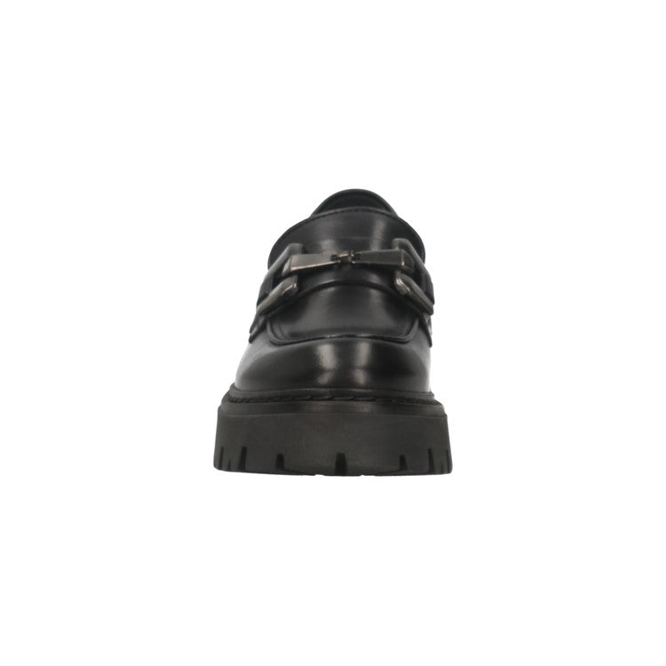 CafèNoir Scarpa Moccasin in leather with clamp for women C1FM1011 N001 black