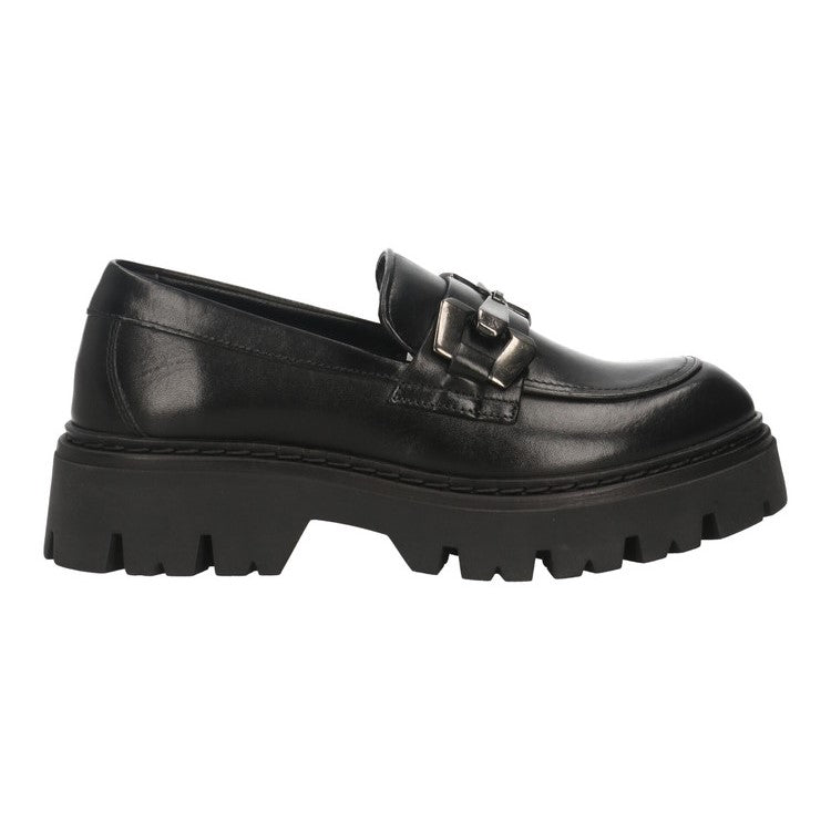 CafèNoir Scarpa Mocassino in pelle con morsetto da donna C1FM1011 N001 nero