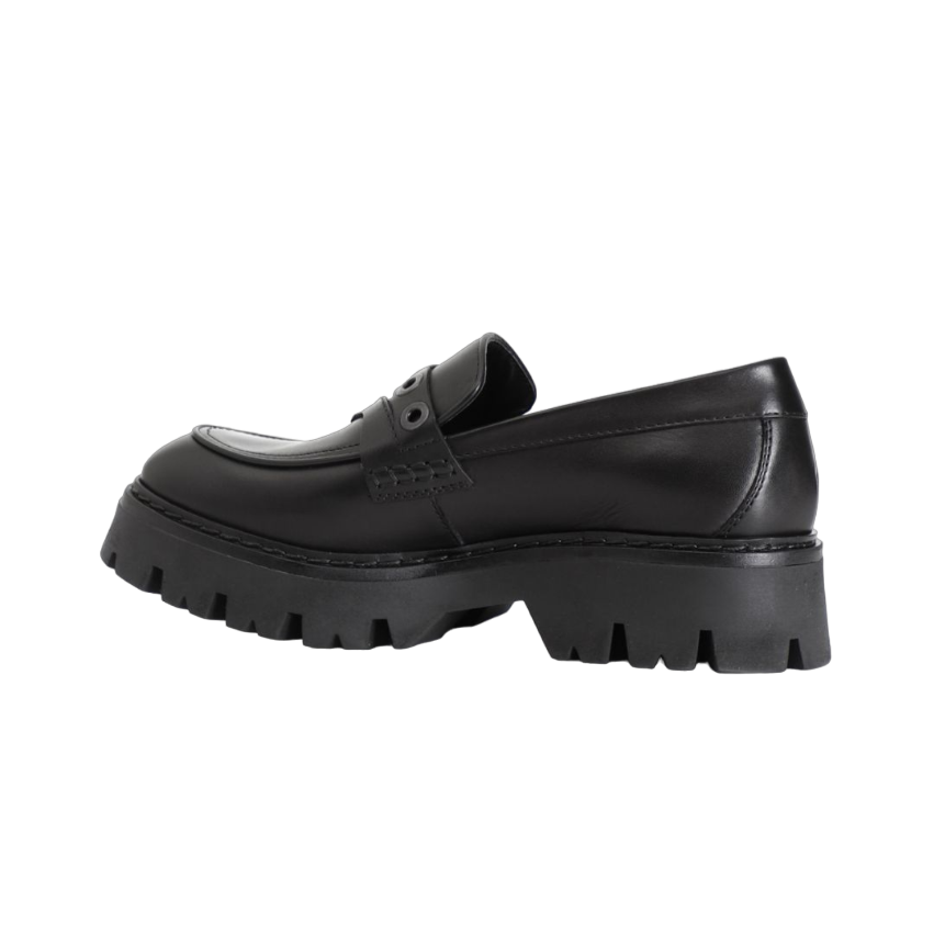 CafèNoir scarpa Mocassino in pelle con occhiello da donna C1FM1019 N001 nero