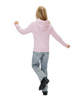 Calvin Klein Felpa con Cappuccio Unisex Junior IU0IU00712BEH rosa - vista posteriore