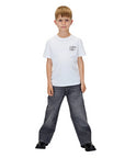 Calvin Klein Jeans Pantaloni Skater iIB0IB025501BY Grigio Junior - vista frontale