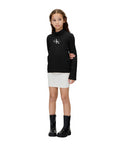 Calvin Klein Maglia a Collo Alto Slim junior IG0IG03044BEH Nero - vista frontale