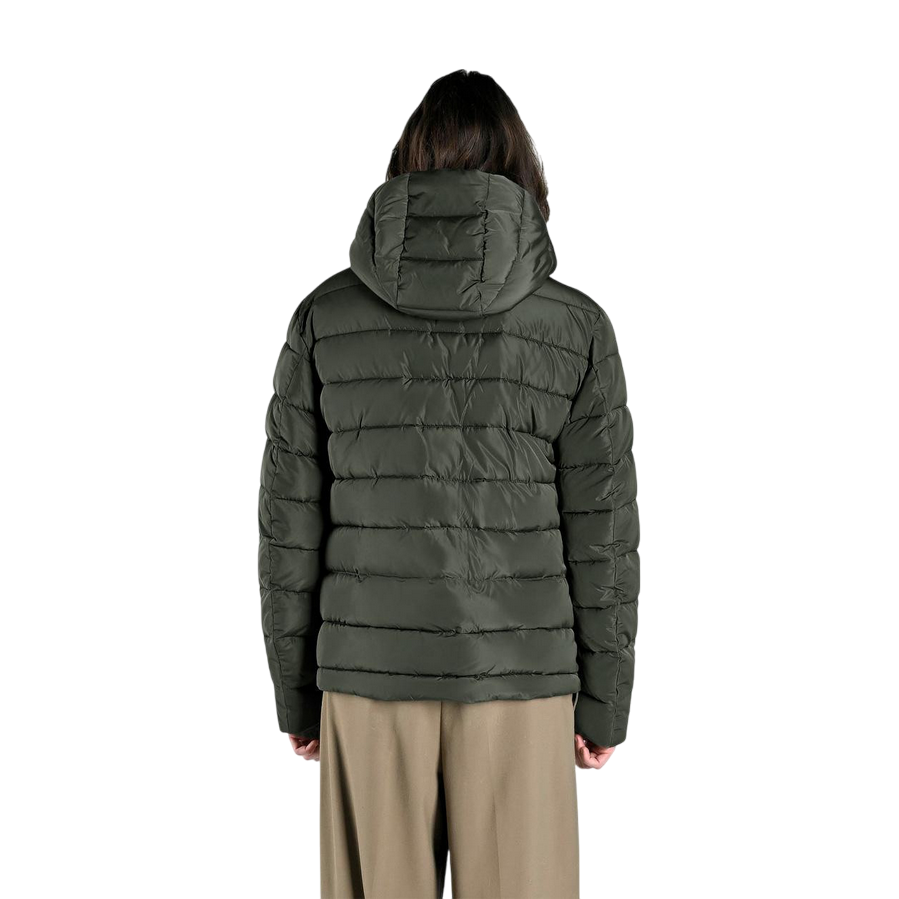 Canadian giubbotto trapuntato impermeabile da uomo con cappuccio Brochet CN.G224080/OLNI vede oliva