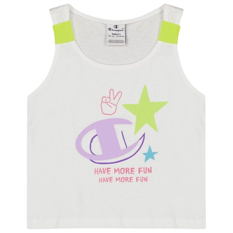 Champion Legacy Fun Club Thirt and Short girls' set 404679 WW001 WHT white