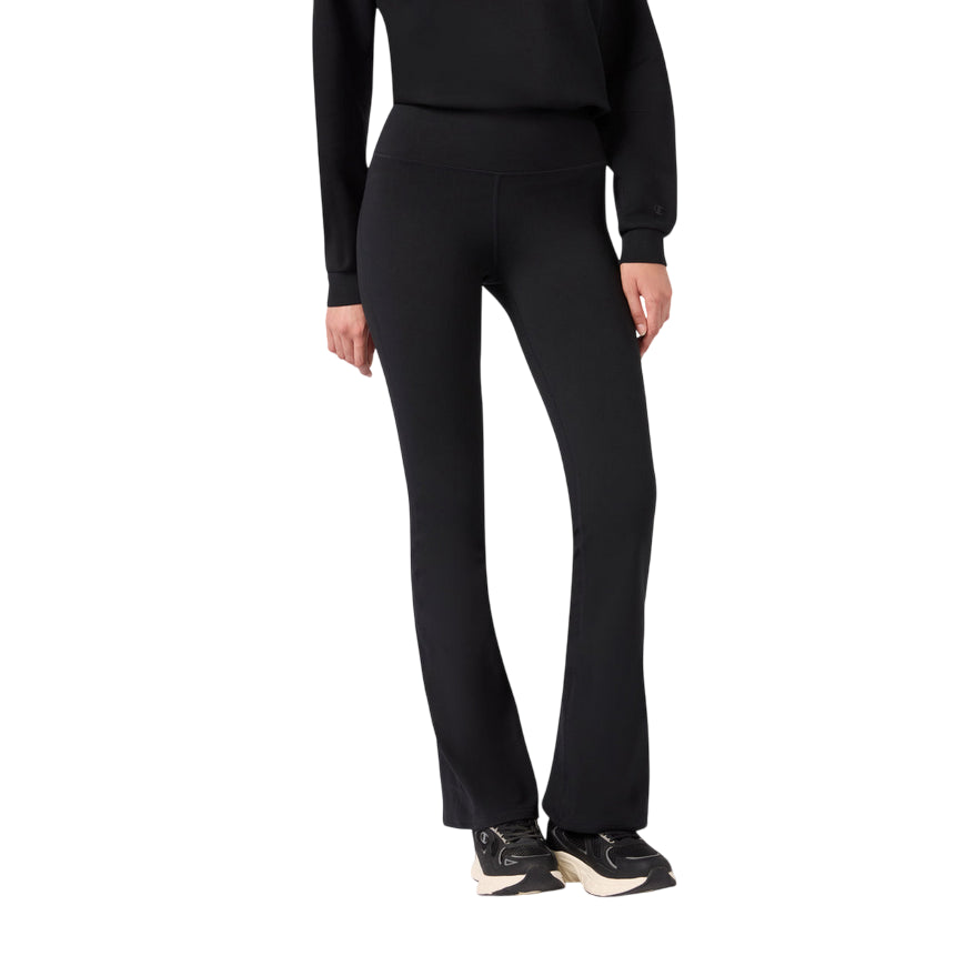 Champion Leggings Flare da donna 118359_KK001 nero - frontale