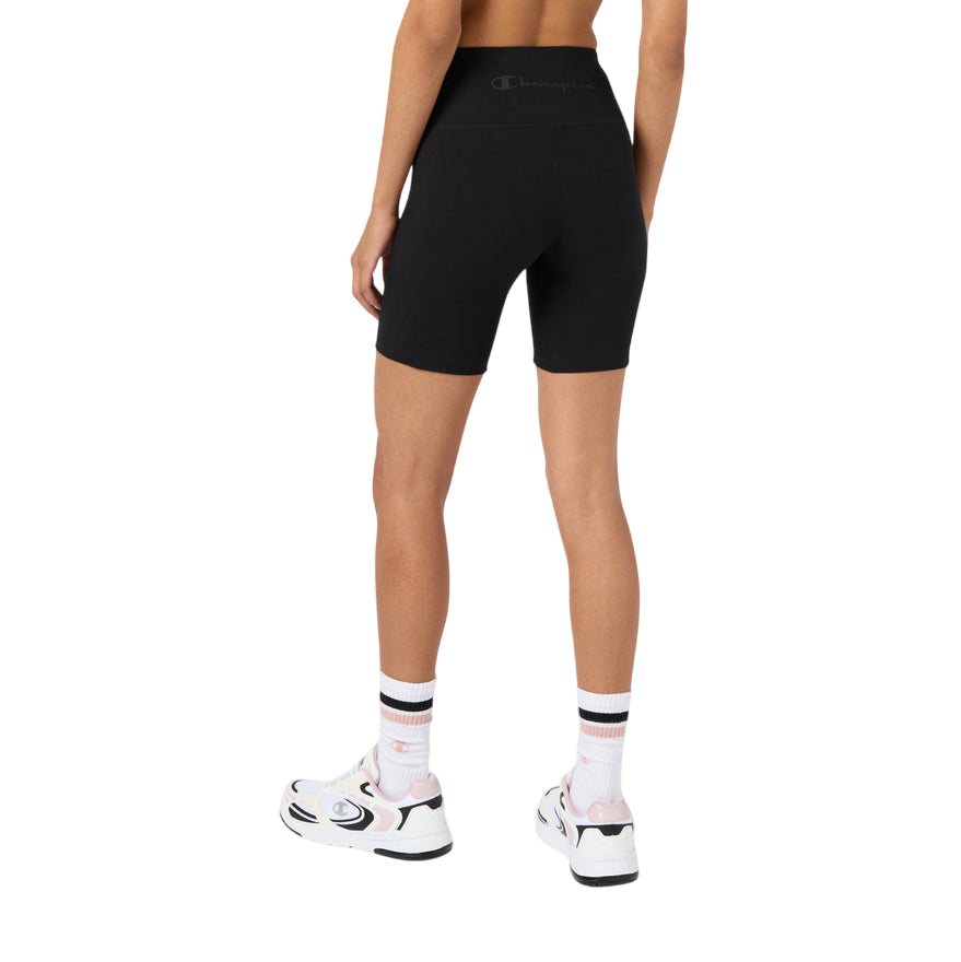 Champion Pantaloncini Donna Biker NERI 118356_KK001 - posteriore