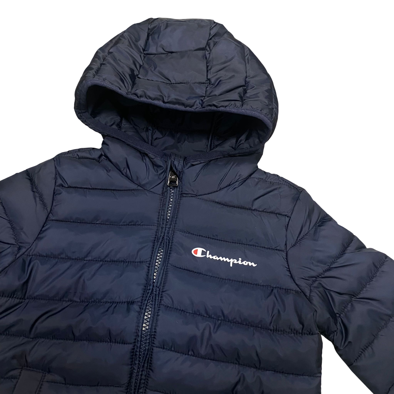Champion giubbino con cappuccio da ragazza 307135_BS501 blu