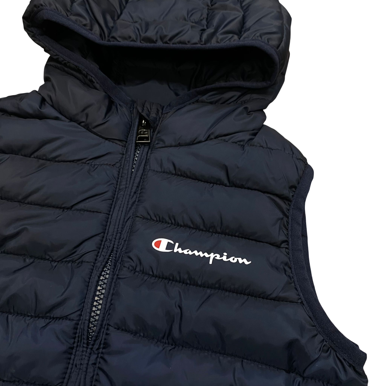 Champion giubbino smanicato junior con cappuccio 307134_BS501 blu