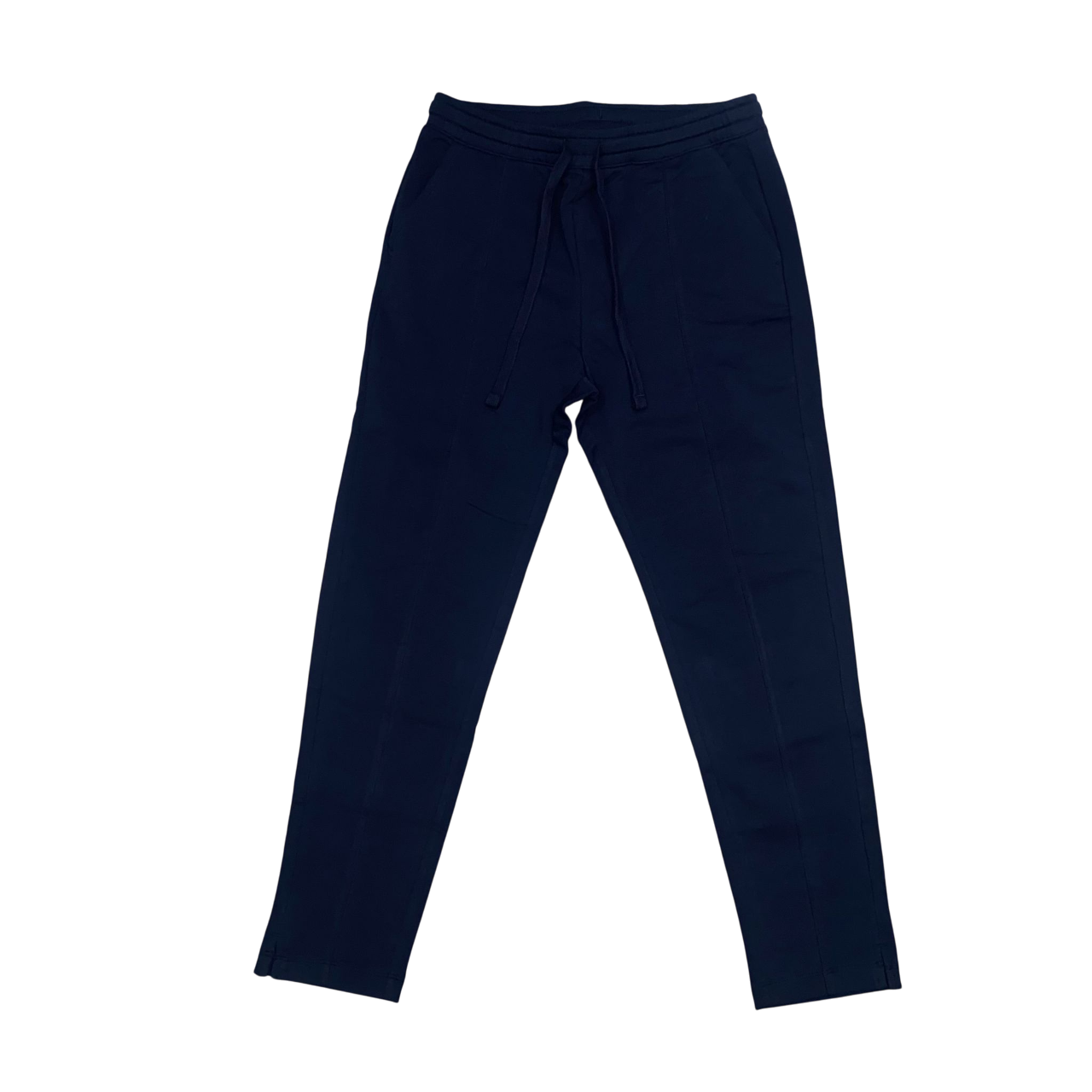 Champion pantalone sportivo da uomo in cotone garzato con orlo dritto 117454 BS501 blu
