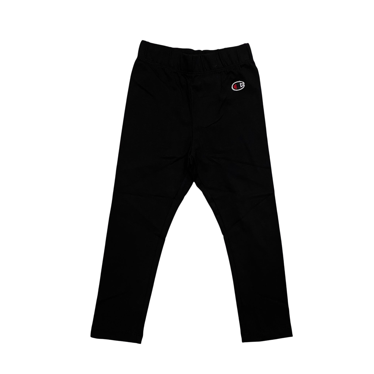 Champion tuta sportiva da bambina con felpa girocollo e leggings 405120 YS141 sabbia-nero