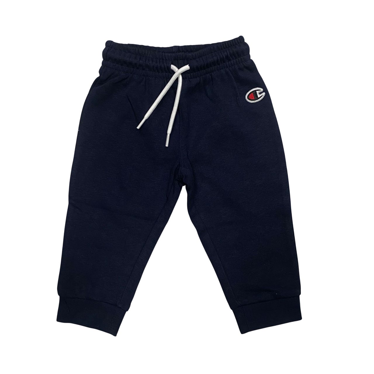 Champion tuta sportiva da bambino con felpa girocollo con ricamo 307054 BS184 celeste-blu