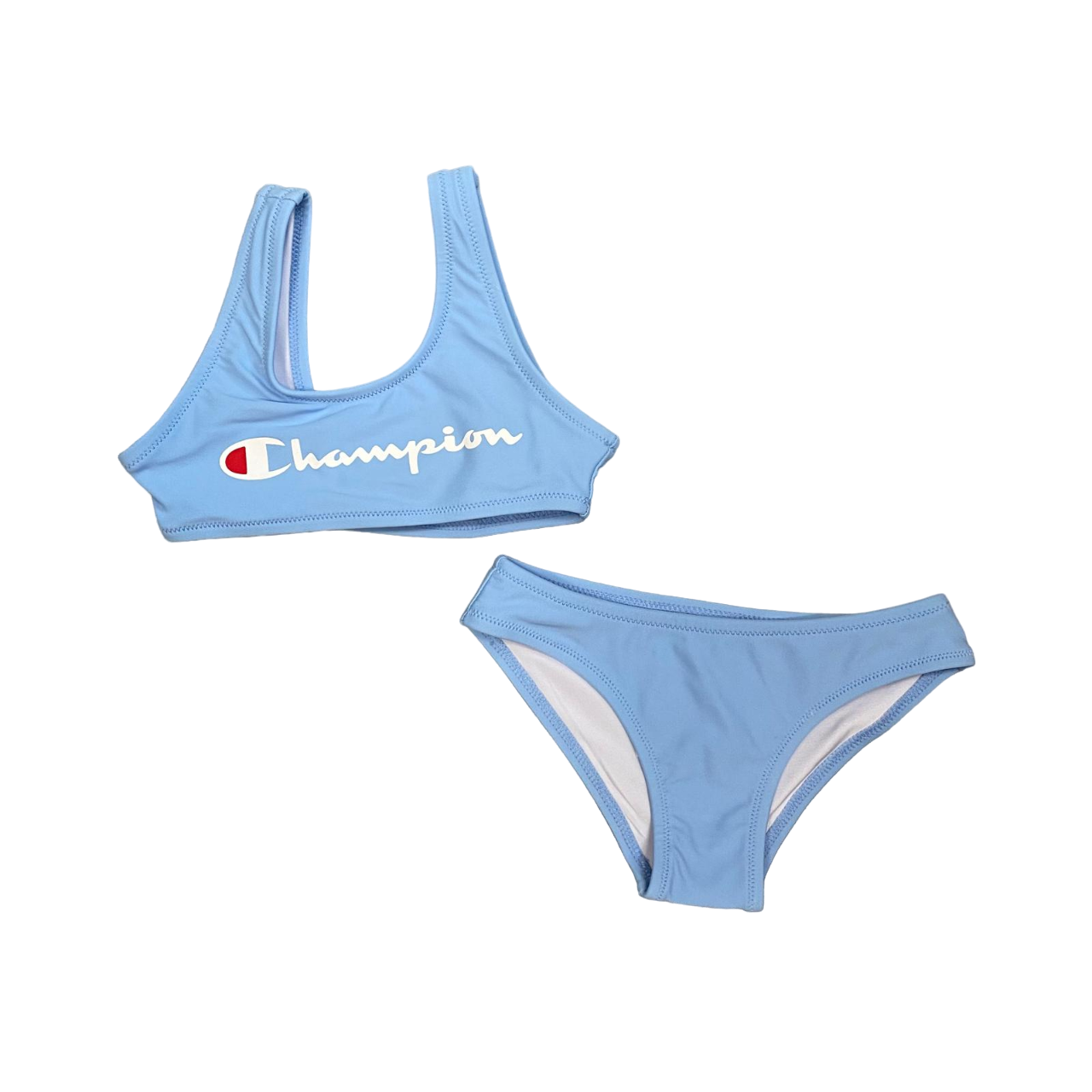 Champion costume 2 pezzi da ragazza Swimming 404982 BS083 celeste