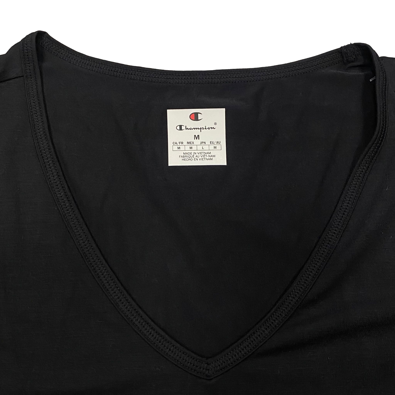 Champion maglietta manica corta da donna con scollo a V 117483 KK001 nero