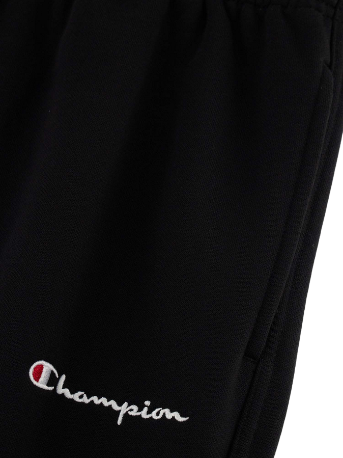 Champion pantalone sportivo da uomo con orlo diritto 220294 KK001 nero