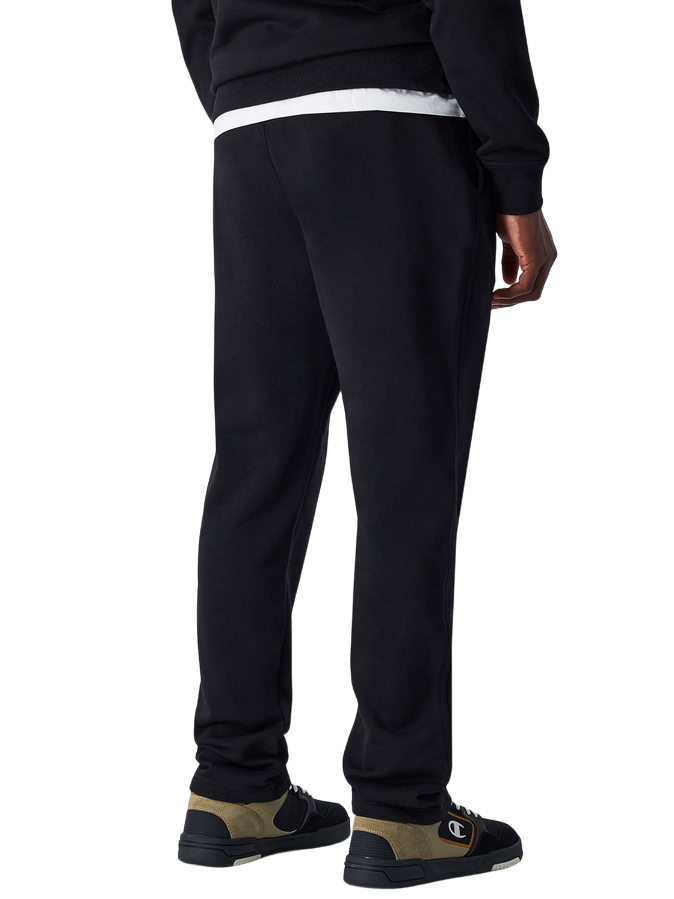 Champion pantalone sportivo da uomo con orlo diritto 220294 KK001 nero