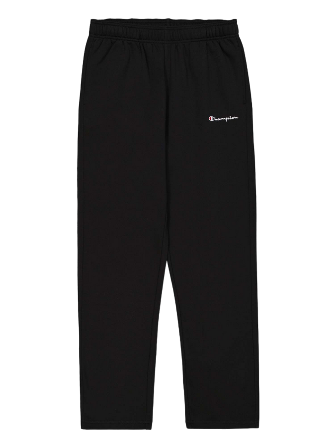 Champion pantalone sportivo da uomo con orlo diritto 220294 KK001 nero