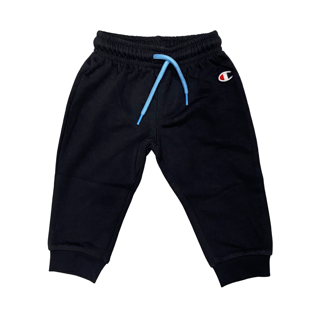 Champion tuta in cotone da bambino 306780 celeste nero