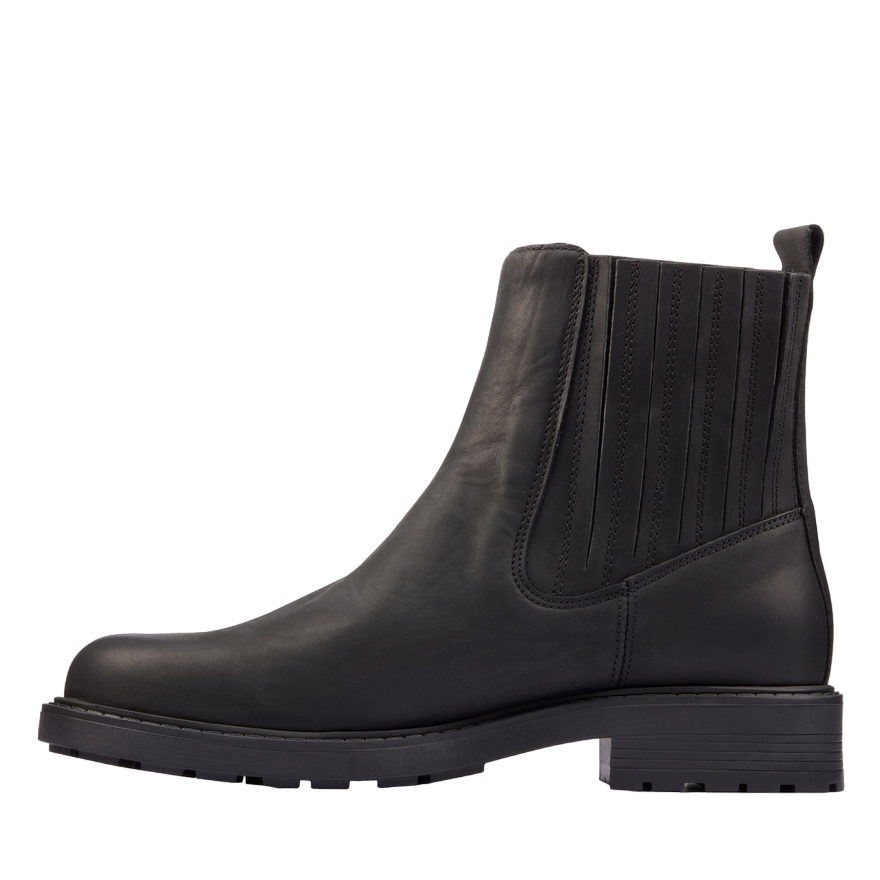Clarks Stivaletto da donna con elastico laterale Orinoco 2 Mid 26163619 4 nero