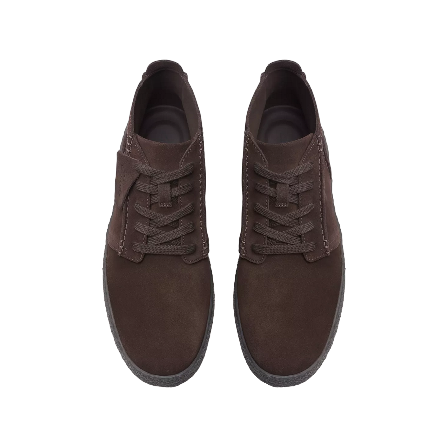 Clarks men's lace-up boot Streethill Mid 26174534 dark brown