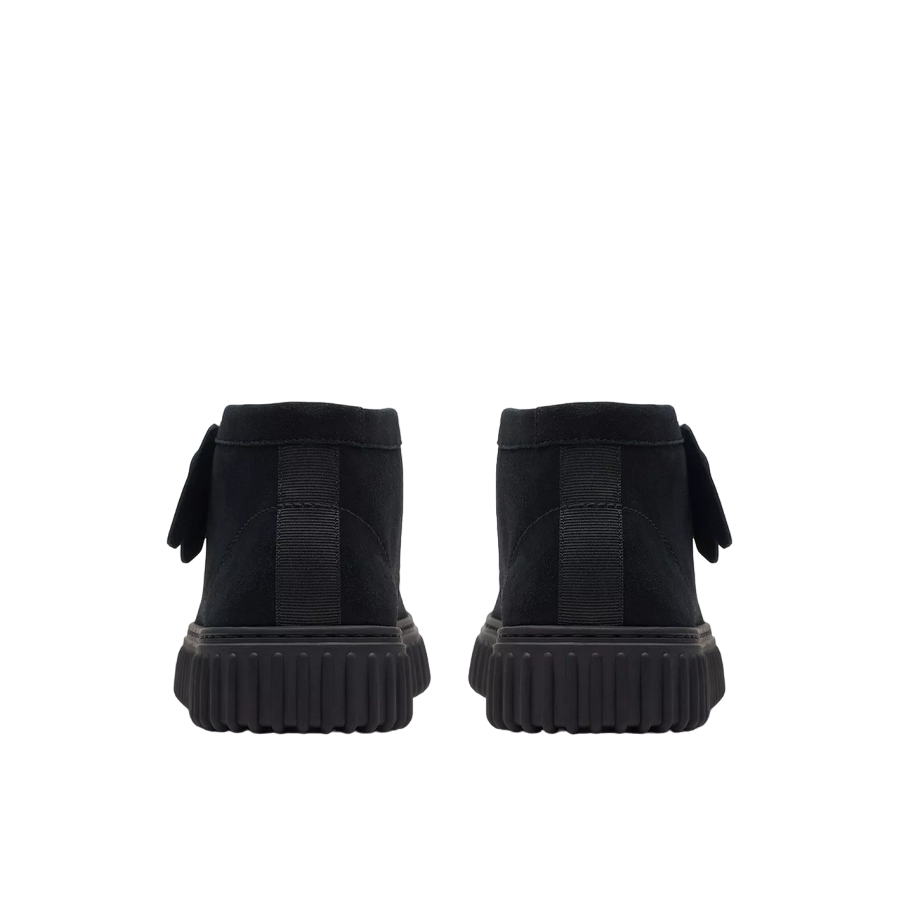 Clarks stivaletto in pelle scamosciata da uomo Torhill HI 173664 7 nero