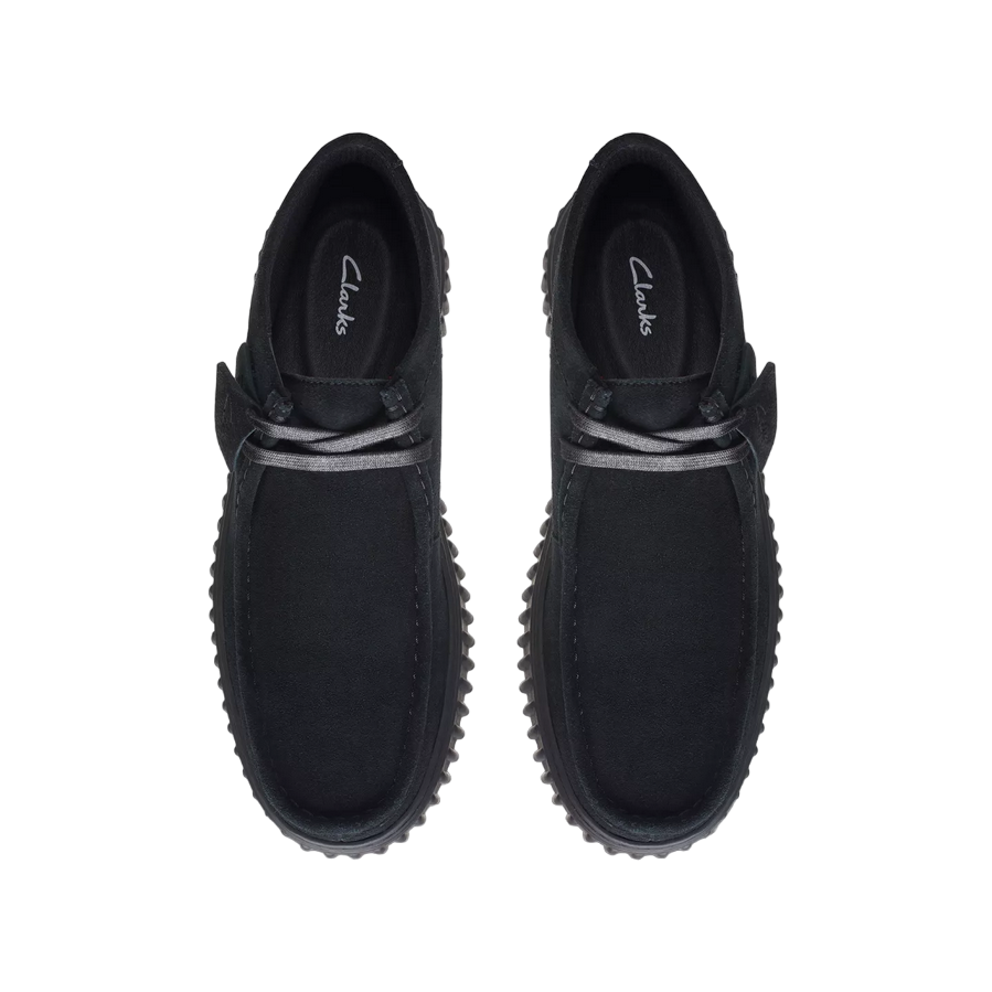 Clarks stivaletto in pelle scamosciata da uomo Torhill HI 173664 7 nero