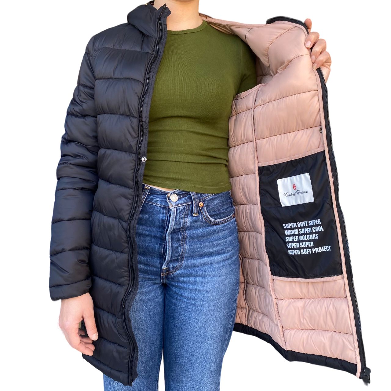 Conte of Florence Giaccone con cappuccio da donna MC Kinley 6532054D 7 nero