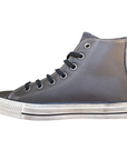 Sneakers Converse All Star Chuck Taylor Distressed HI 158967C marrone unisex in pelle con stile iconico vintage e comfort leggendario - vista laterale