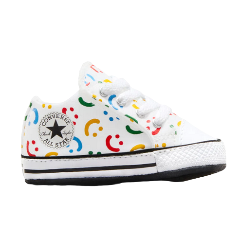 Converse scarpa da culla Chuck Taylor All Star Cribster Easy-On A06353C bianco-fantasia