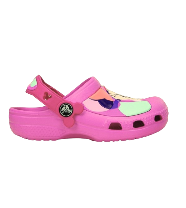 Crocs Creative Minnie™ Jet Set Clog girl's sabot sandal 202693-6U9 pink