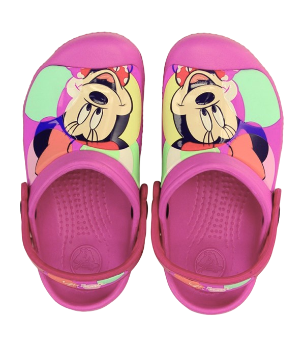 Crocs Creative Minnie™ Jet Set Clog girl's sabot sandal 202693-6U9 pink