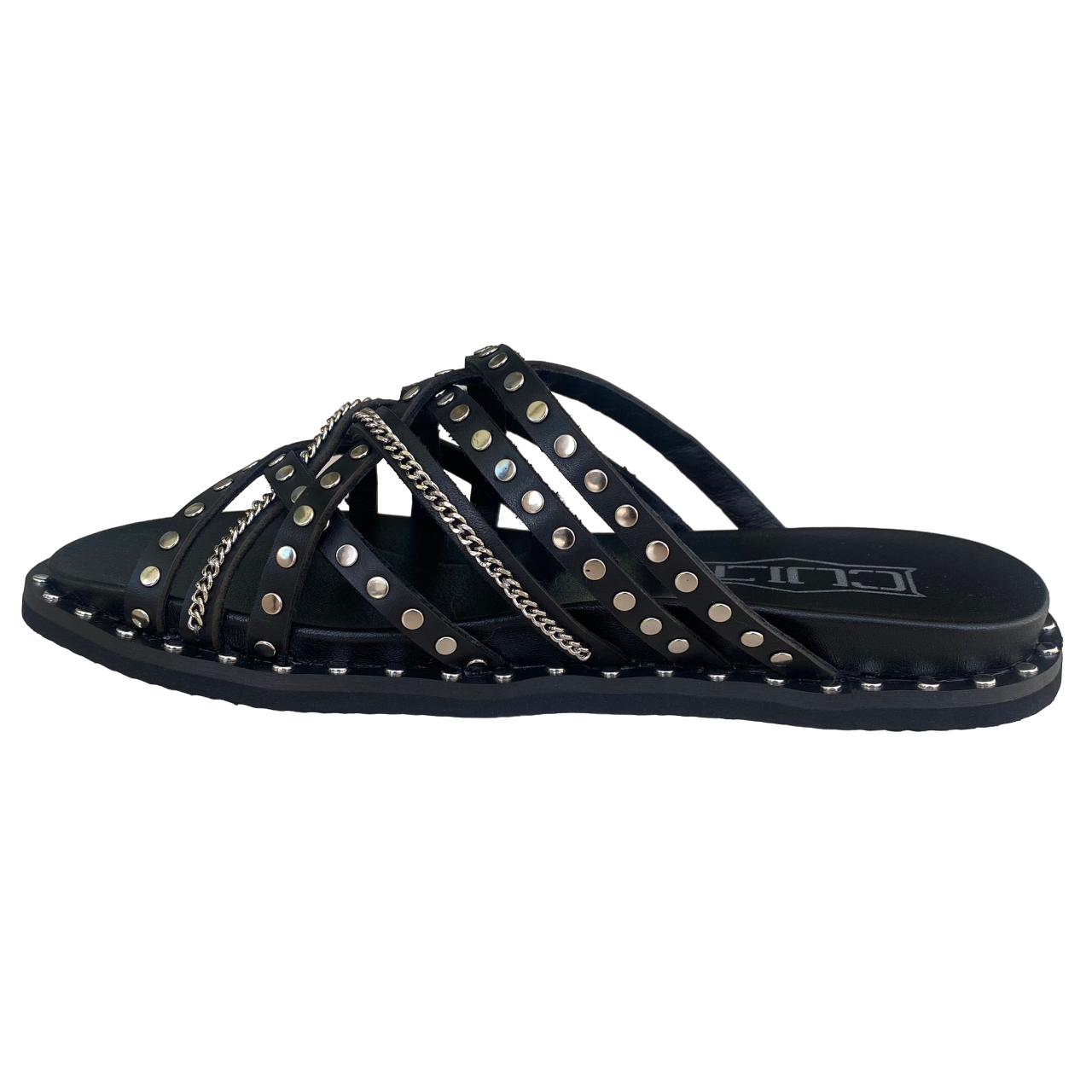 Cult Ciabatta con fasce intreccieate da donna Roshelle 4275 CLW427501 nero