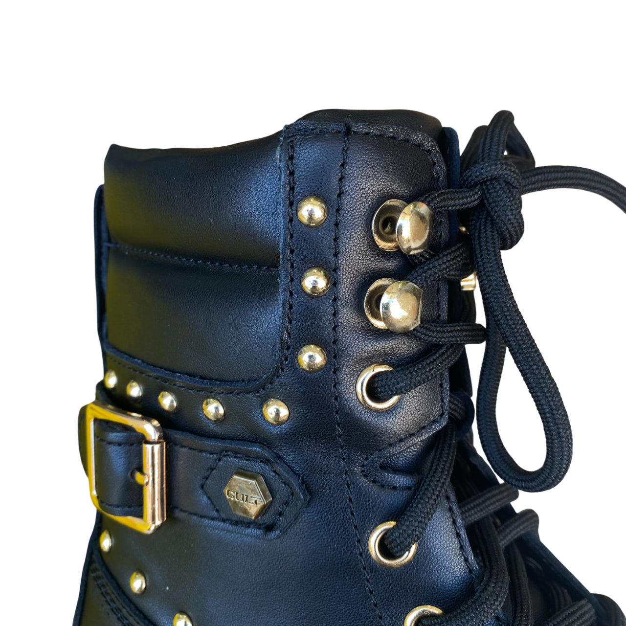 Cult ROCKY 4641 MID W Leather - Scarponcino Donna Borchiato Stivaletto Nero - dettaglio
